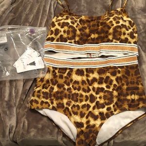 Leopard High Waist Bikini